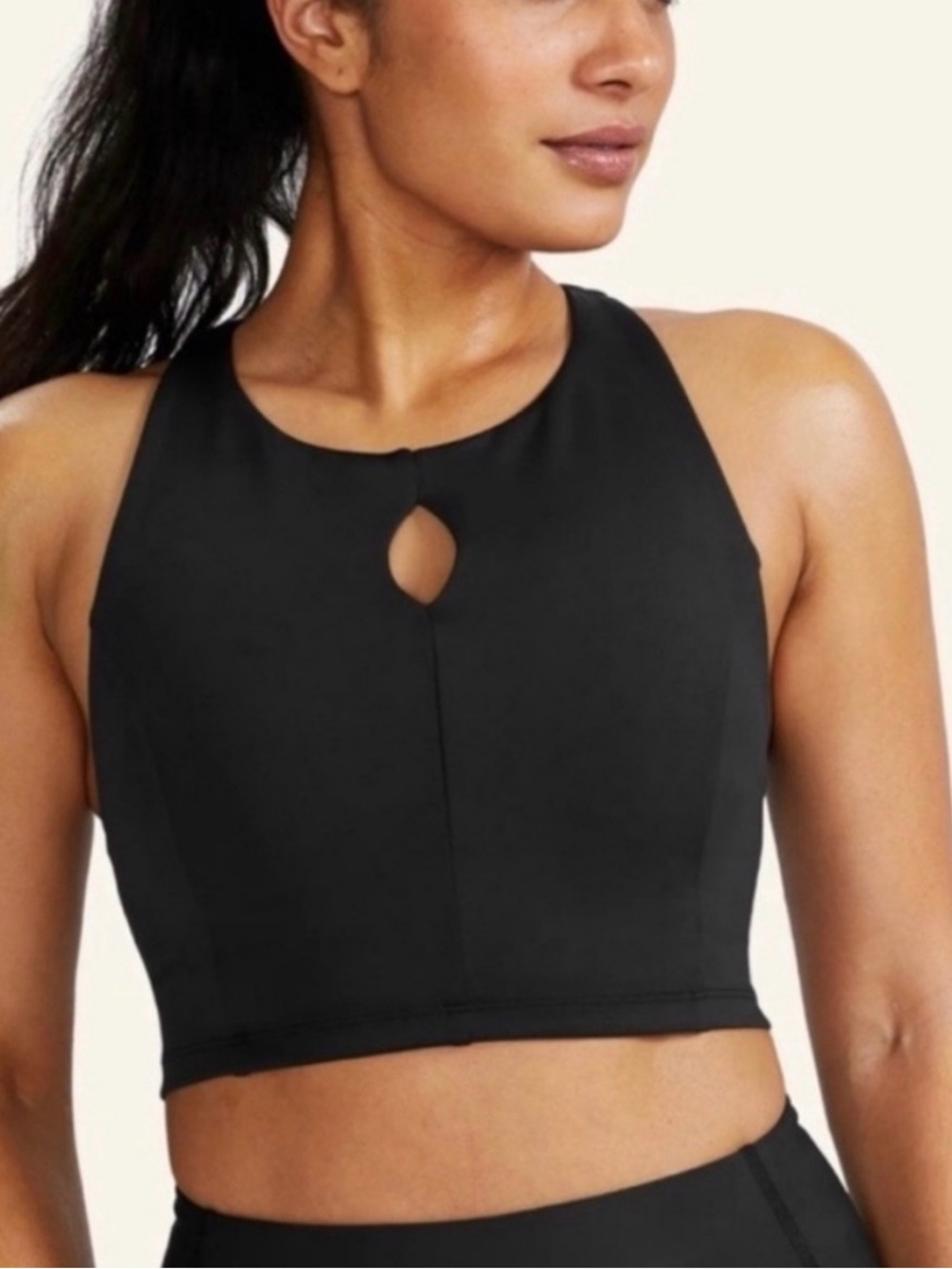 peloton precise and charged high neck bra